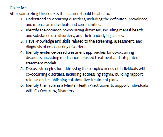 Co-Occurring Disorders Training - Image 2