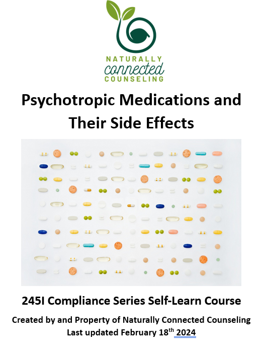 Psychotropic Medications Training